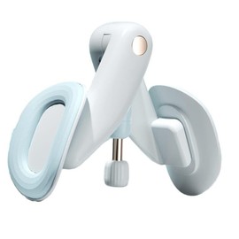 Thigh Trainer & Exerciser Tool, Adjustable Resistance Pelvic Floor Trainer, P Inner Thigh Toner, Kegel Workout Equipment Thigh Master, Slimming Thigh Exerciser (Ligh Blue/Aquamarine)