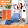 Electric Heating Pad with Automatic Shut-Off, Fast Heating Technology and