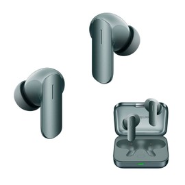 realme Buds Air 7, 12.4mm Dynamic Bass Drivers, 52Hrs Playtime, 52dB Hybrid ANC, 6 Mic ENC, 45ms Low Latency, 360° Spatial Audio, Hi-Res LHDC, IP55 Dust & Water Resistant, BT v5.4 - (Green)