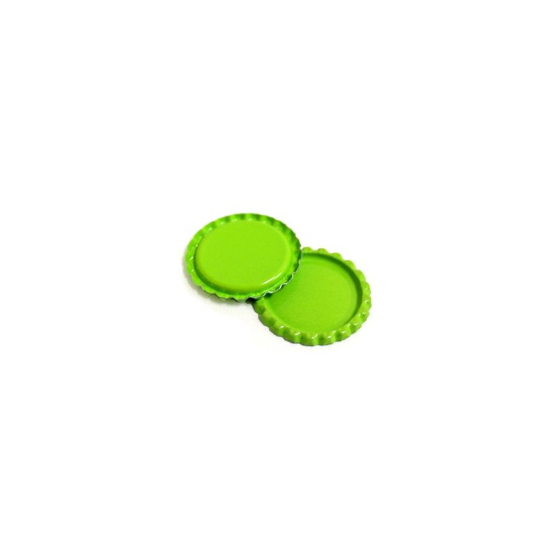 Flattened Bright Bottle Cap Multi-Color 30 Pack.