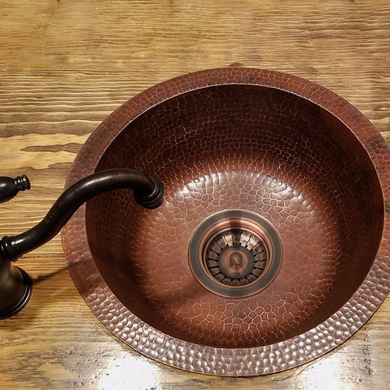 Antique Copper Finish Kitchen Sink Stopper Replacement for 3-1/2 Inch