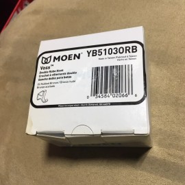 Moen NEW Moen Voss YB5103ORB Bathroom Double Robe Hook in Oil Rubbed Bronze