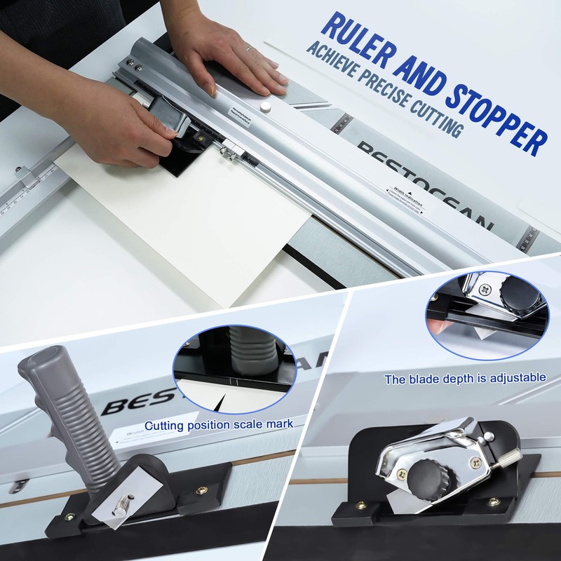 32in Mat Cutter for Framing,High Precision Mat Board Cutter,45 and