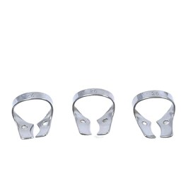 Paquete de 3 Clips de dique de Goma Dental 26#, Piezas de Dientes molares mandibulares de Acero Inoxidable