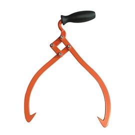 Log Tongs Logging Skidding Tongs Non-Slip Grip- Log Lifting, Handling, Dragging & Carrying Tool (10 in)
