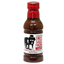 Sweet Sauce O'Mine Sweet & Spicy Vinegar Barbeque Sauce 18 oz ( All Natural Gluten Free )