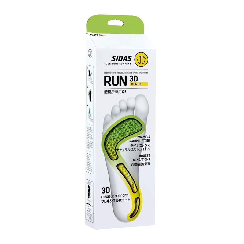 SIDAS 317708104 Insole, Insole, Running, Trail Run, Lightweight, Flexible, Arch