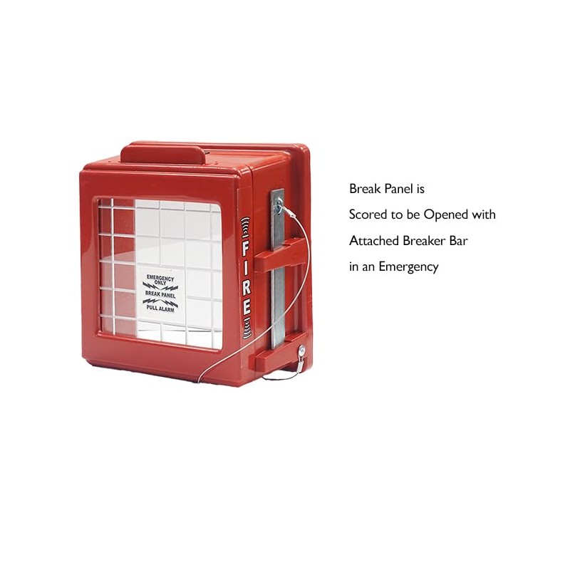 CATO 220-SB Fire Alarm Cover | No Gasket | Breaker