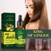 3 Unidades De Óleo De Cabelo Ginger King Nutre Os