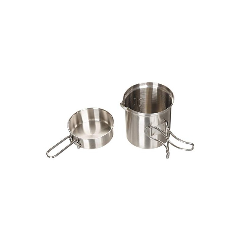 Fox Outdoor Cookware Stainless Steel Pot Pan