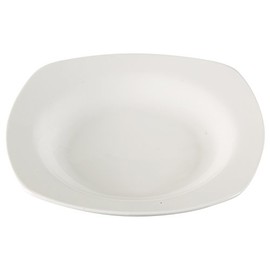 Yanco AC-511 ABCO 11.5" Square Pasta Bowl, 26 oz Capacity, Porcelain, Super White, Pack of 12