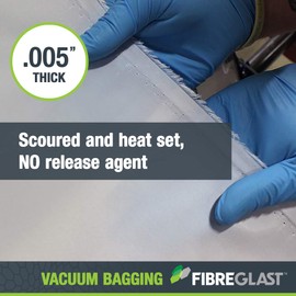 Fibre Glast Polyester Peel Ply, 3 Yards – Elite Lab Vacuum Bagging Supplies, Degassing Chambers & Vac Purge Kits – Seal & Stabilize Composites Made of Carbon, Fiberglass, Epoxy & Resin– Made in USA