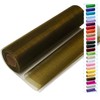 Khaki Green Tulle Crystal Organza Fabric Rolls 12 Inch by