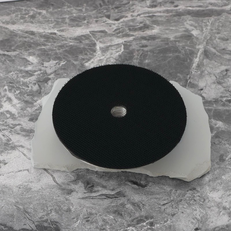 YINETTECH 1Pc 4 Inch Aluminum Backer Pad M14 Hook and
