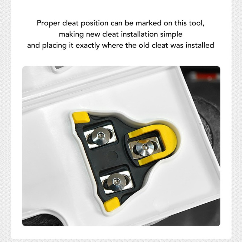 Ergonomic Pedal Cleat Fitting Tool for Shimano SPD SL Cleat