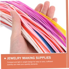 TEHAUX 20 Colors Plastic Craft Cord 1.8MM DIY Knitting Rope for Jewelry Making Bracelet String and Craft Projects