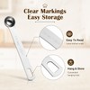 Thfaeyta 4 PCS Metal Measuring Spoons 1/4 TSP, 1/2 TSP,
