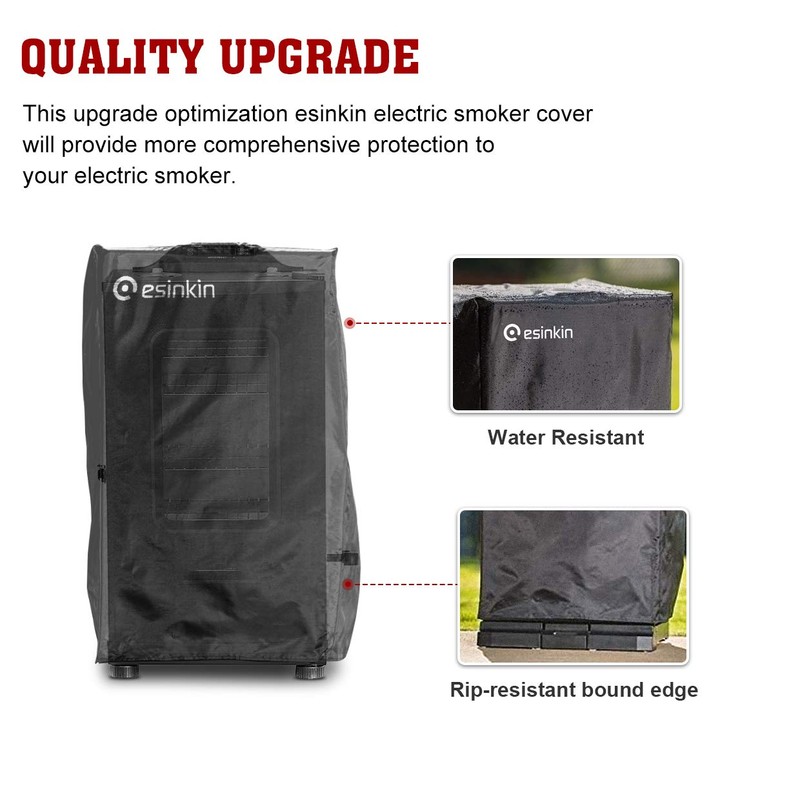 Esinkin 30-Inch Electric Smoker Cover for Masterbuilt Electric Smoker, Dust