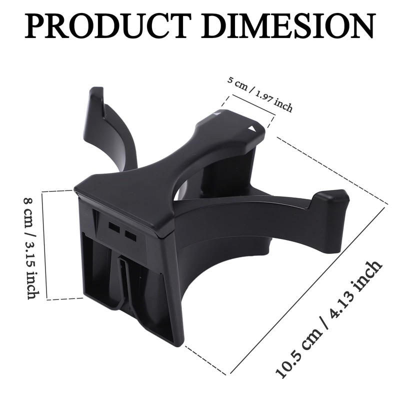 Covnikyer Cup Holder Insert Compatible with Toyota 4Runner 2003-2009 Replacement