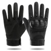 Tactical Gloves with Knuckle Protection, Breathable and Anti-Slip, Black (Medium)
