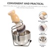 Housoutil 1set Men Shaving Brush Set with Ergonomic Handle Includes