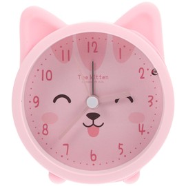 NOLITOY Cat Alarm Clock Alarm Clock Kids Ages 9-12 Table Metal Clock Bunny Clock Cute Alarm Clock Rainbow Alarm Clock Nightstand Accessories Small Alarm Clock Home Desk Glass Girl Child