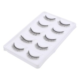 NOLITOY Natural Eyelashes Extension Kit 5 Pairs Fake Lashes Style Full Length Width