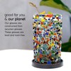 MexHandcraft Confetti Rocks 14 oz Drinking Glasses (set of 6)