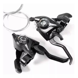 Homheal Palancas De Freno /cambios Bicicleta Montaña 24 Vel 3x8