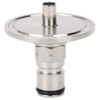 Gas Lock Post Adapter 1.5in Clamp to Ball Connector Brewing