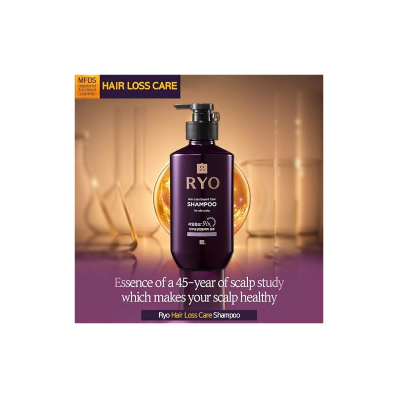 Ryo Anti-Hair Loss Shampoo (For Oily Scalp) 400ml