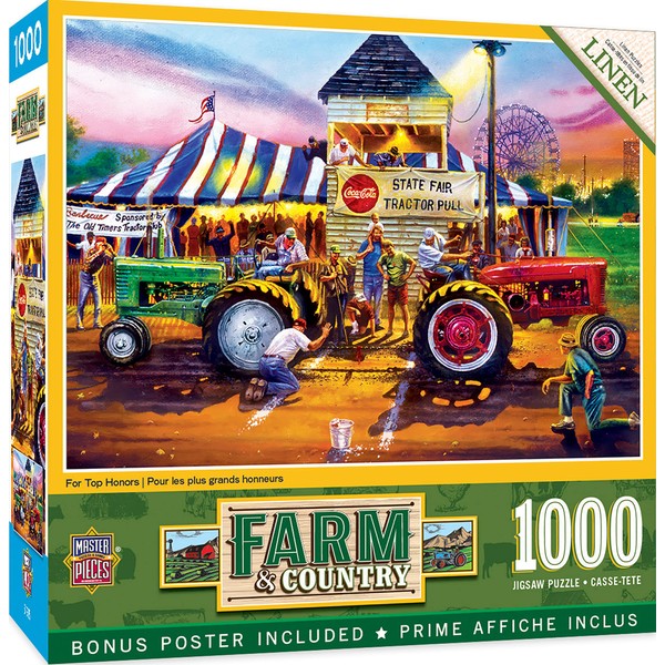 Masterpieces 1000 Piece Jigsaw Puzzle for Adults, Family, Or Kids - for Top Honors - 19.25"x26.75"