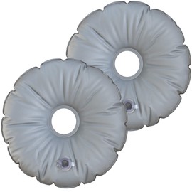 FBS 2 x Tube Weight for Flag Poles and Beach Flags - Can be Filled with 10 Litres of Water and Sand I for Weighing Flags Flags Cross Feet