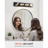 VONLUCE Bathroom Vanity Light Fixture, 4-Light Modern LED Vanity Light,