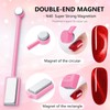 HYWWPFLAY Cat Eye Magnet for Nails, Chasing Light Cat Eye