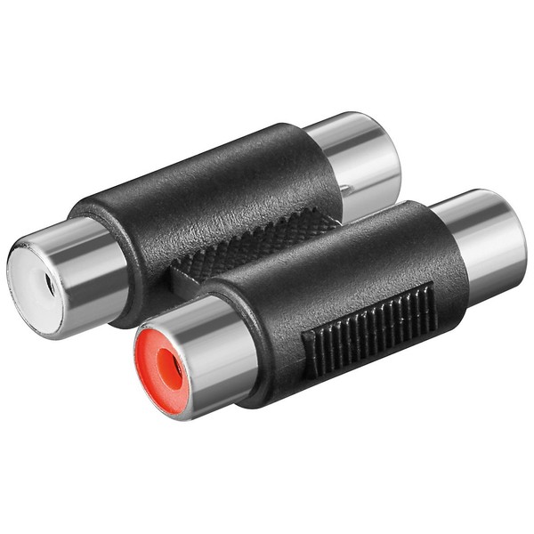 Adapter 2 x RCA Jack to 2 x RCA Female