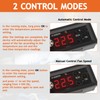 4-Wire PWM 12V 3A Fan Temperature Controller,Circular Head