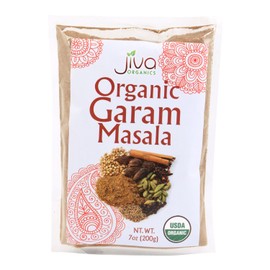 Jiva Organics Organic Garam Masala Powder 7 Ounce - NON-GMO, Salt Free, Premium Indian Spice Blend