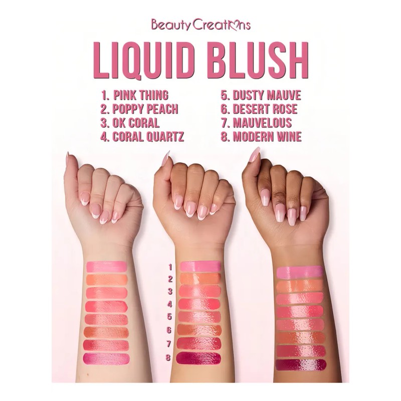 Beauty Creations Liquid Blush - Rubor Liquido Tono Del Maquillaje