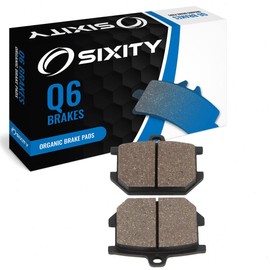 Sixity Q6 Organic Brake Pads FA34 Front Replacement Kit Full Complete
