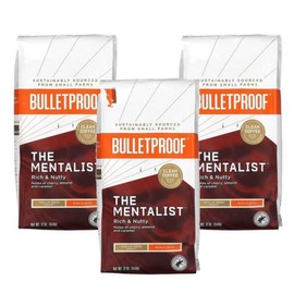 Bulletproof Coffee The Mentalist Whole Bean Medium-Dark Roast 340g, 3 pieces / 블릿프루프 커피 더 멘탈리스트 홀빈 미디엄-다크 로스트 340g, 3개
