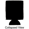 Coolie Junction Democratic Party Donkey Logo Neoprene Collapsible Can Coolie