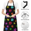 Cute Dog Grooming Apron with 2 Pockets Waterproof Dog Apron