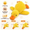 Squeaky Duck Plush Dog Toy for Interactive Play – Soft