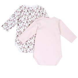 Chicco Body a Manica Lunga Bimba 0-24 de Manga Larga Fabricado en Algodón Suave con Abertura en el Hombro y Botones FW25 253