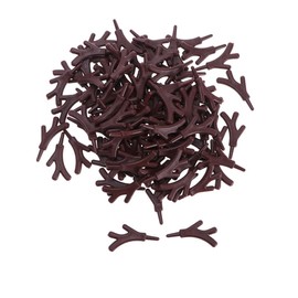 SEWACC Christmas Branches Antlers 100pcs Plastic Snowman Hand Antlers Branch Craft Christmas Accessories Christmas DIY Accessories Decor Christmas Snowman DIY Craft Kit (Coffee)