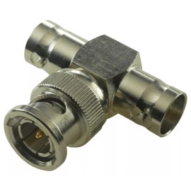Pomona Electronics 6739 75 Ohm BNC "T" Adaptor F-M-F  2 pcs per order
