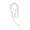 White Plastic Curtain Hooks For Heading Curtains, Window Curtains, Curtain