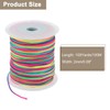 sourcing map Nylon String for Bracelets, 2mm 109 Yards Nylon