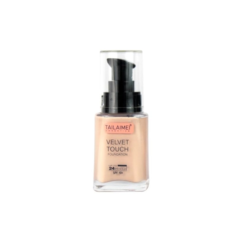 Maquillaje Tailaimei Velvet Touch Cobertura Liquido Base (Tono 4 beige)